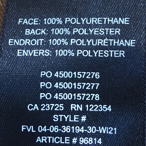 ARITZIA Wilfred Rebel High-waisted Vegan Leather pants Pants In Cognac Size 0 - Picture 10 of 14